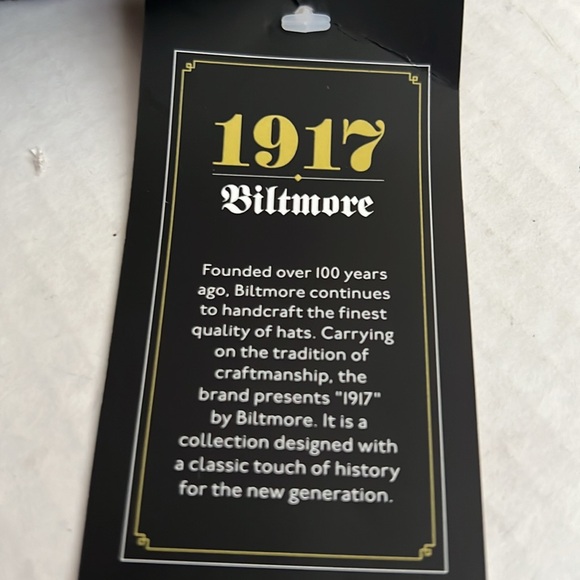 1917 Biltmore 100% Wool Fedora NEW! For The Well Dressed Gentleman - Picture 12 of 16